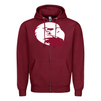 Burgundy lock haven bald eagles Zipper Hoodie - linhVisuals