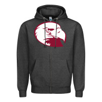 Charcoal Heather lock haven bald eagles Zipper Hoodie - linhVisuals