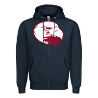 Navy lock haven bald eagles Zipper Hoodie - linhVisuals