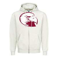 Oatmeal Heather lock haven bald eagles Zipper Hoodie - linhVisuals