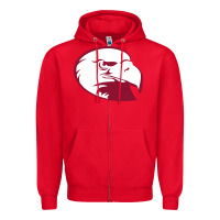 Red lock haven bald eagles Zipper Hoodie - linhVisuals