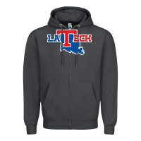 Smoke louisiana tech bulldogs Zipper Hoodie - linhVisuals