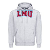 Heather Grey loyola marymount lions Zipper Hoodie - linhVisuals