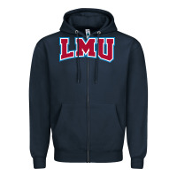 Navy loyola marymount lions Zipper Hoodie - linhVisuals