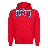Red loyola marymount lions Zipper Hoodie - linhVisuals