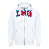 White loyola marymount lions Zipper Hoodie - linhVisuals