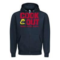 Navy Cookout Zipper Hoodie - linhVisuals