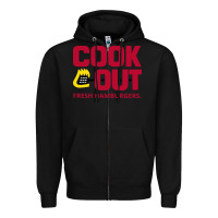 Black Cookout Zipper Hoodie - linhVisuals