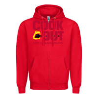 Red Cookout Zipper Hoodie - linhVisuals