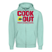 Seafoam Cookout Zipper Hoodie - linhVisuals