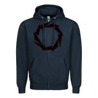 Navy Fountain Boats Zipper Hoodie - linhVisuals