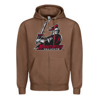 Chestnut manhattanville valiants Zipper Hoodie - linhVisuals