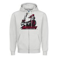 Dove Grey manhattanville valiants Zipper Hoodie - linhVisuals