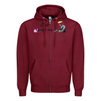 Burgundy shostakovich 80045019 Zipper Hoodie - linhVisuals