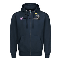 Navy shostakovich 80045019 Zipper Hoodie - linhVisuals