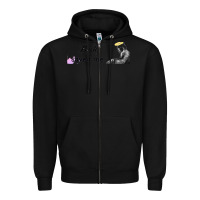 Black shostakovich 80045019 Zipper Hoodie - linhVisuals
