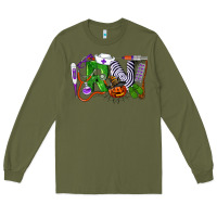 Army Green Halloween RN Registered NurseHalloween RN Register Long Sleeve Tee - LillyAllenDesigns