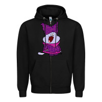 Black chowder Zipper Hoodie - linhVisuals