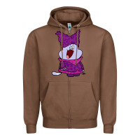 Chestnut chowder Zipper Hoodie - linhVisuals
