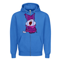 True Royal chowder Zipper Hoodie - linhVisuals