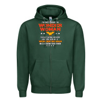 Sports Green wonder  woman Zipper Hoodie - linhVisuals
