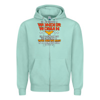Seafoam wonder  woman Zipper Hoodie - linhVisuals