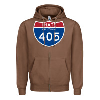Chestnut los angeles california interstate 405 (i 405) sweatshirt Zipper Hoodie - linhVisuals