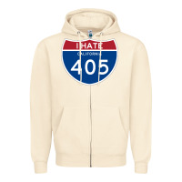Sandshell los angeles california interstate 405 (i 405) sweatshirt Zipper Hoodie - linhVisuals