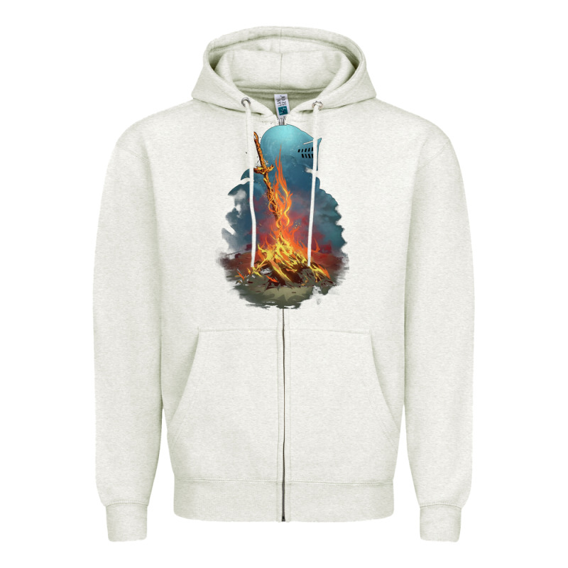 Souls Bonfire Zipper Hoodie by linhVisuals | Teevron