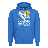 True Royal mammoth mountain california retro ski sweatshirt Zipper Hoodie - linhVisuals