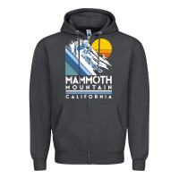 Smoke mammoth mountain california retro ski sweatshirt Zipper Hoodie - linhVisuals