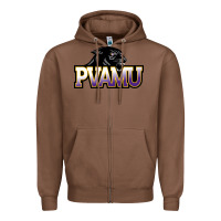 Chestnut Prairie View A&M Panthers And Lady Panthers Rectangle Patch Zipper Hoodie - linhVisuals