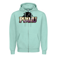 Seafoam Prairie View A&M Panthers And Lady Panthers Rectangle Patch Zipper Hoodie - linhVisuals