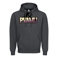 Smoke Prairie View A&M Panthers And Lady Panthers Rectangle Patch Zipper Hoodie - linhVisuals
