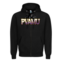 Black Prairie View A&M Panthers And Lady Panthers Rectangle Patch Zipper Hoodie - linhVisuals