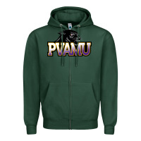 Sports Green Prairie View A&M Panthers And Lady Panthers Rectangle Patch Zipper Hoodie - linhVisuals