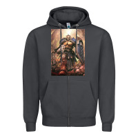Smoke Warhammer Characters Zipper Hoodie - linhVisuals