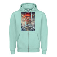 Seafoam The Painted World Zipper Hoodie - linhVisuals
