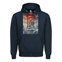 The Painted World Zipper Hoodie | Teevron