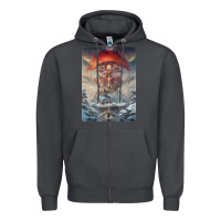 Smoke The Painted World Zipper Hoodie - linhVisuals