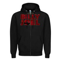 Black the hits billy - joel the best pianist Zipper Hoodie - linhVisuals
