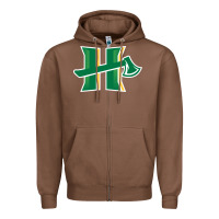 Chestnut cal humboldt lumberjacks Zipper Hoodie - linhVisuals