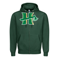 Sports Green cal humboldt lumberjacks Zipper Hoodie - linhVisuals