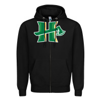 Black cal humboldt lumberjacks Zipper Hoodie - linhVisuals