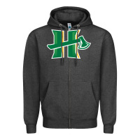 Charcoal Heather cal humboldt lumberjacks Zipper Hoodie - linhVisuals