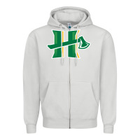 Dove Grey cal humboldt lumberjacks Zipper Hoodie - linhVisuals