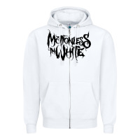 White Motionless In White Zipper Hoodie - linhVisuals