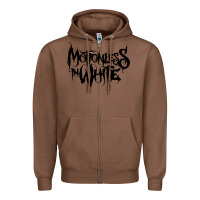 Chestnut Motionless In White Zipper Hoodie - linhVisuals
