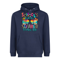 Navy school's out for summer teacher life Heavyweight Hoodie - RanaPortraitStore
