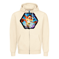 Sandshell CRASH BANDICOOT LEGENDS Zipper Hoodie - linhVisuals